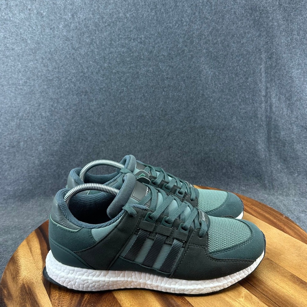 Adidas EQT Ultra Support Trace Boost Green Black Sneakers S79923 Mens 8.5